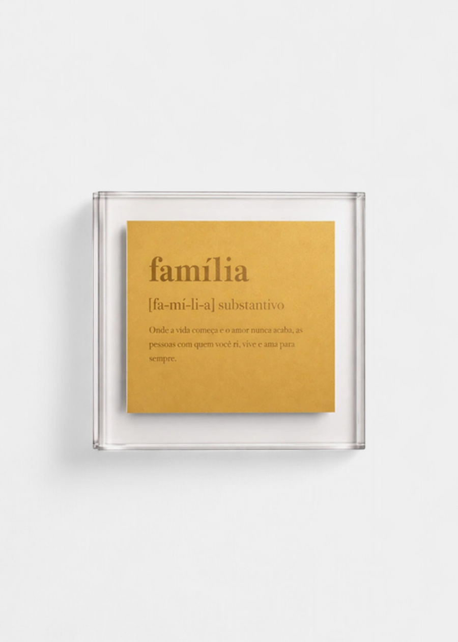 Quadro Definição Família