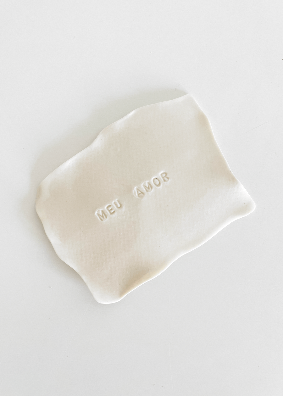 Folha De Porcelana A7 - Meu Amor