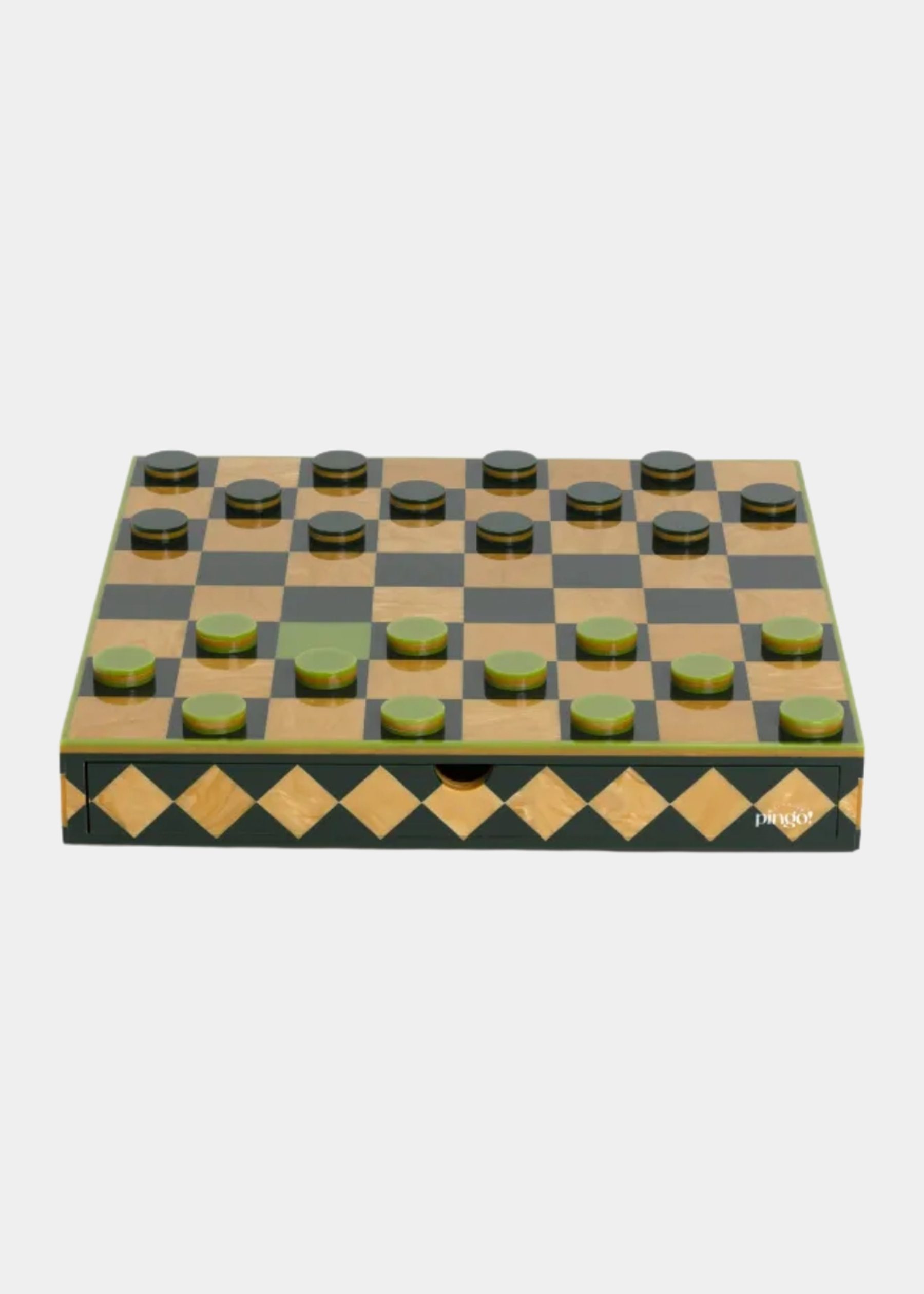 Jogo De Damas Golden Green 4