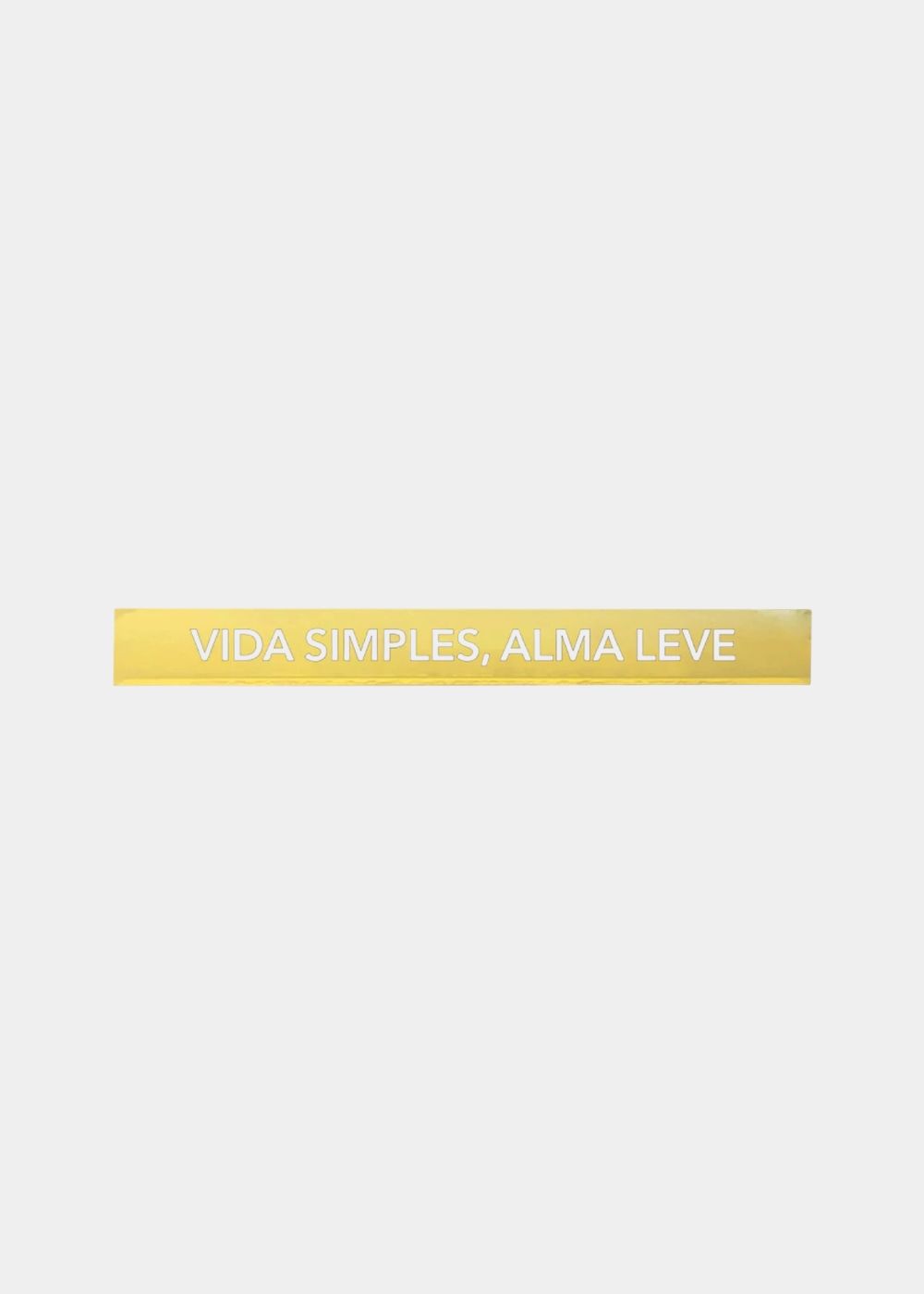 Adorno Régua Duo "Vida Simples, Alma Leve" 40cm