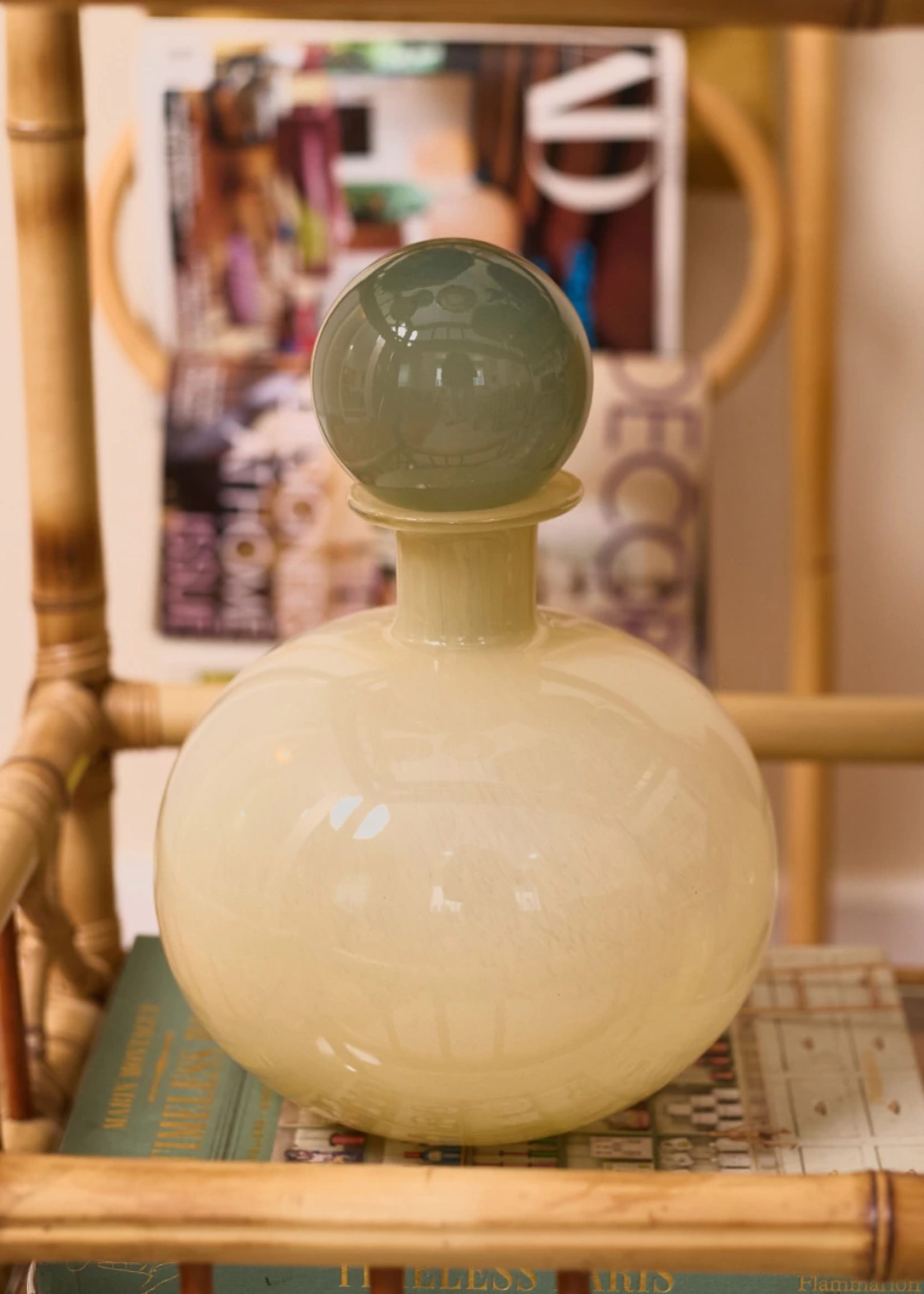 Garrafa Decoratica Vidro Esfera 2