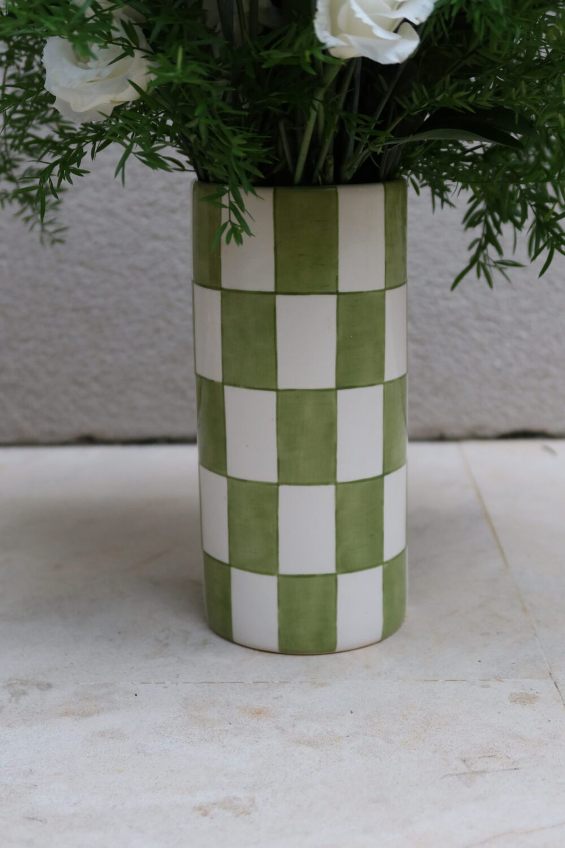 Vaso Checkaholic Verde 3