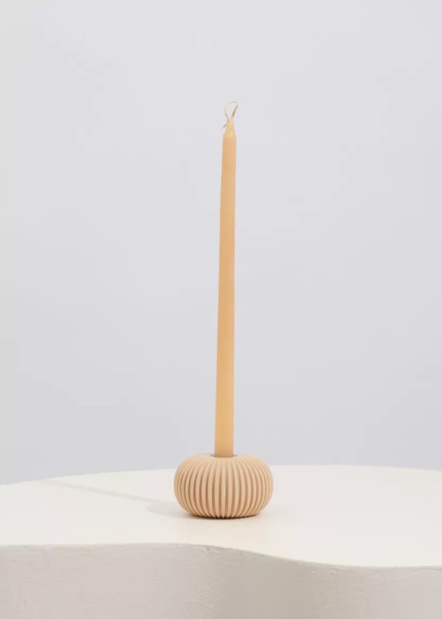 Castiçal Unitário Color Caramelo