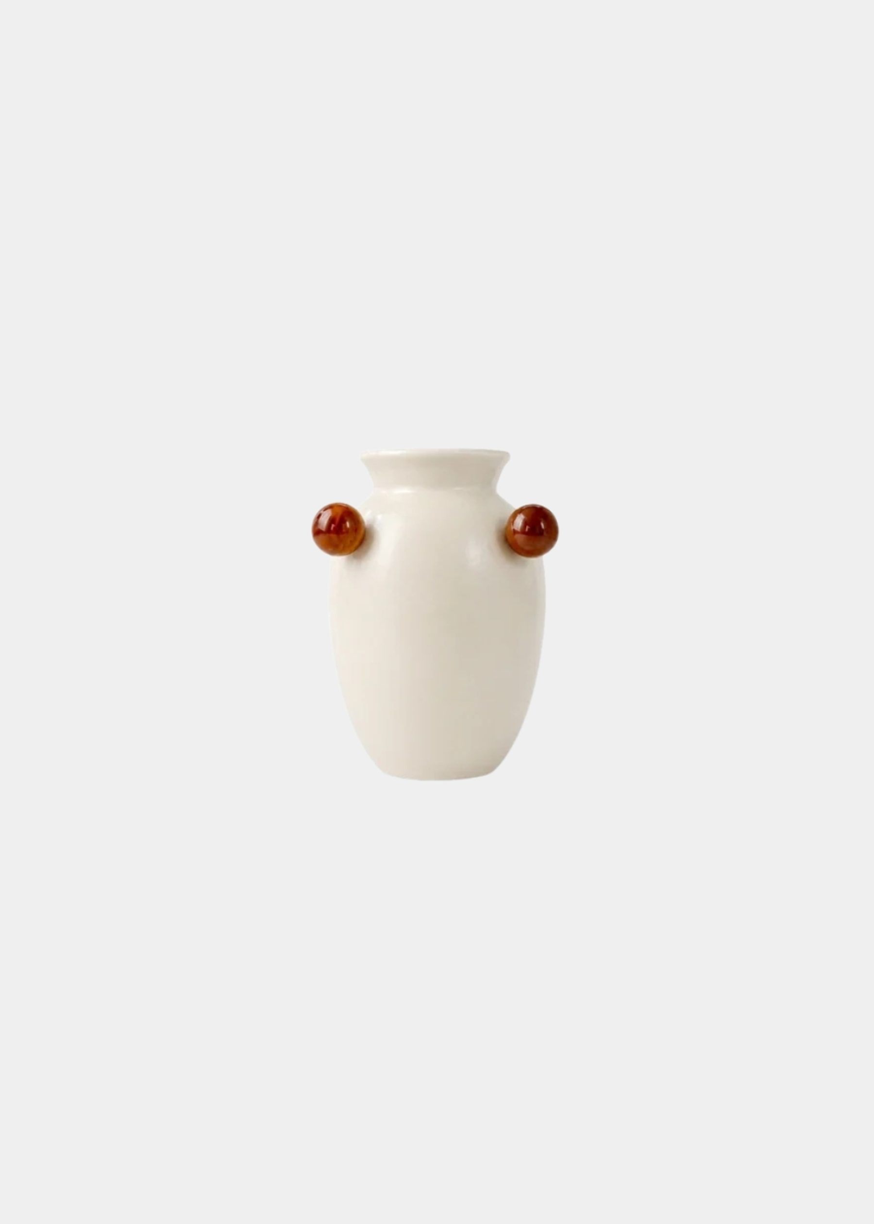 Vaso Cerâmica Natural Ágatas 19cm 2