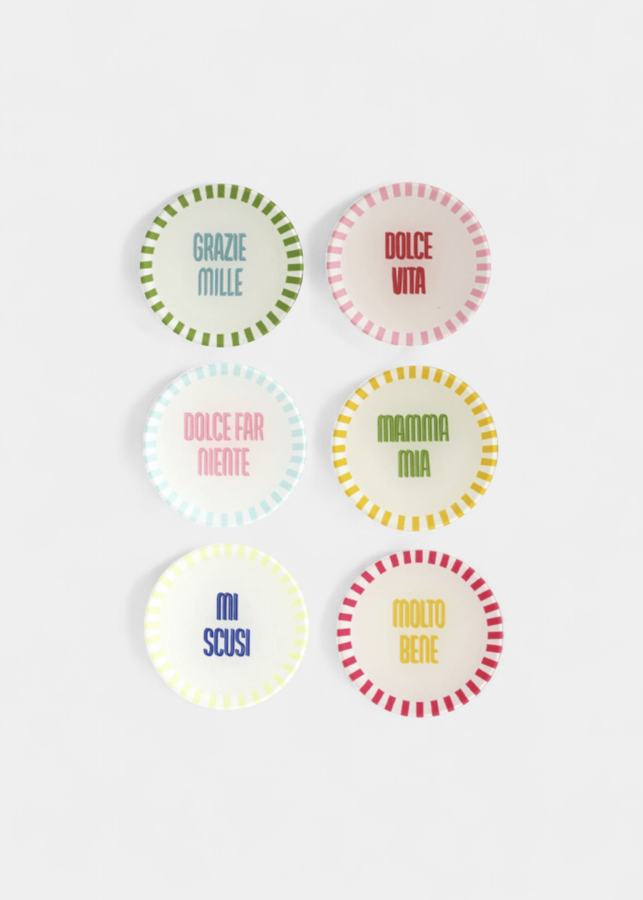 Set Porta Copos Mamma Mia