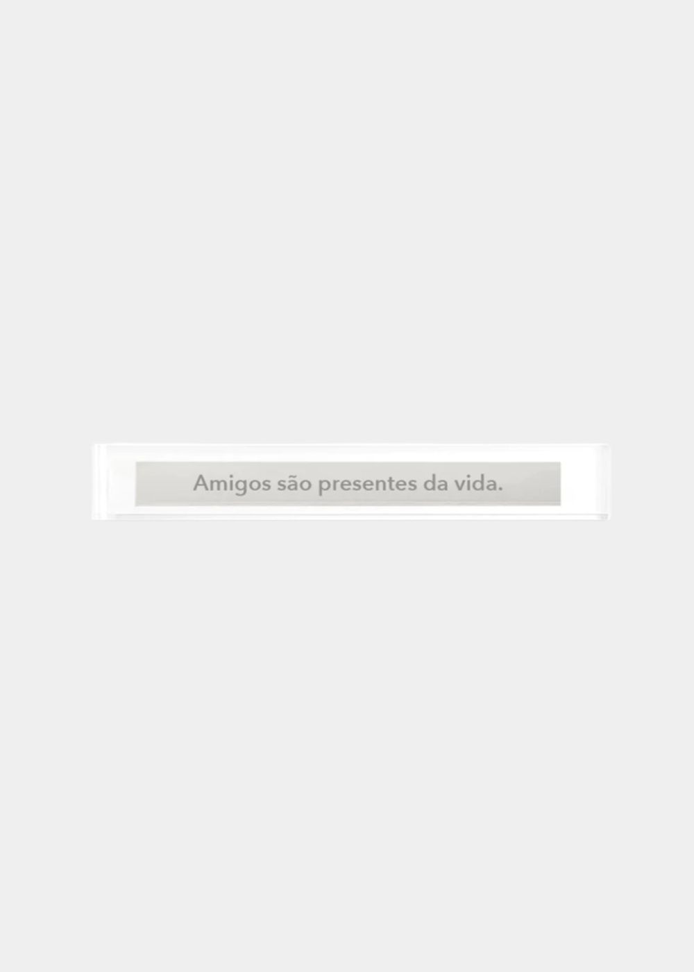 Adorno Régua Plaquinha "Amigos" 30cm