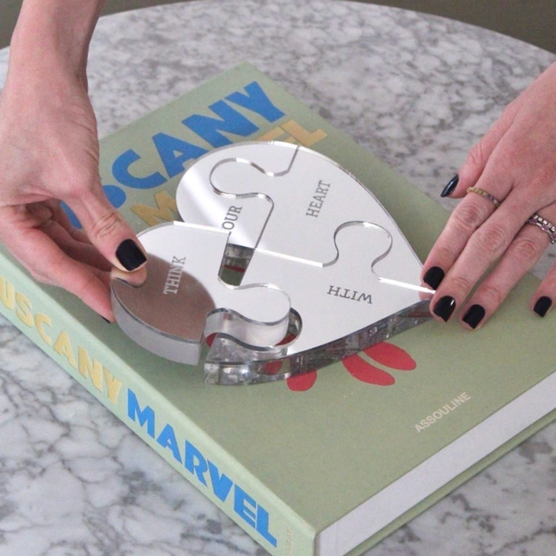 Puzzle Coração Silver 2