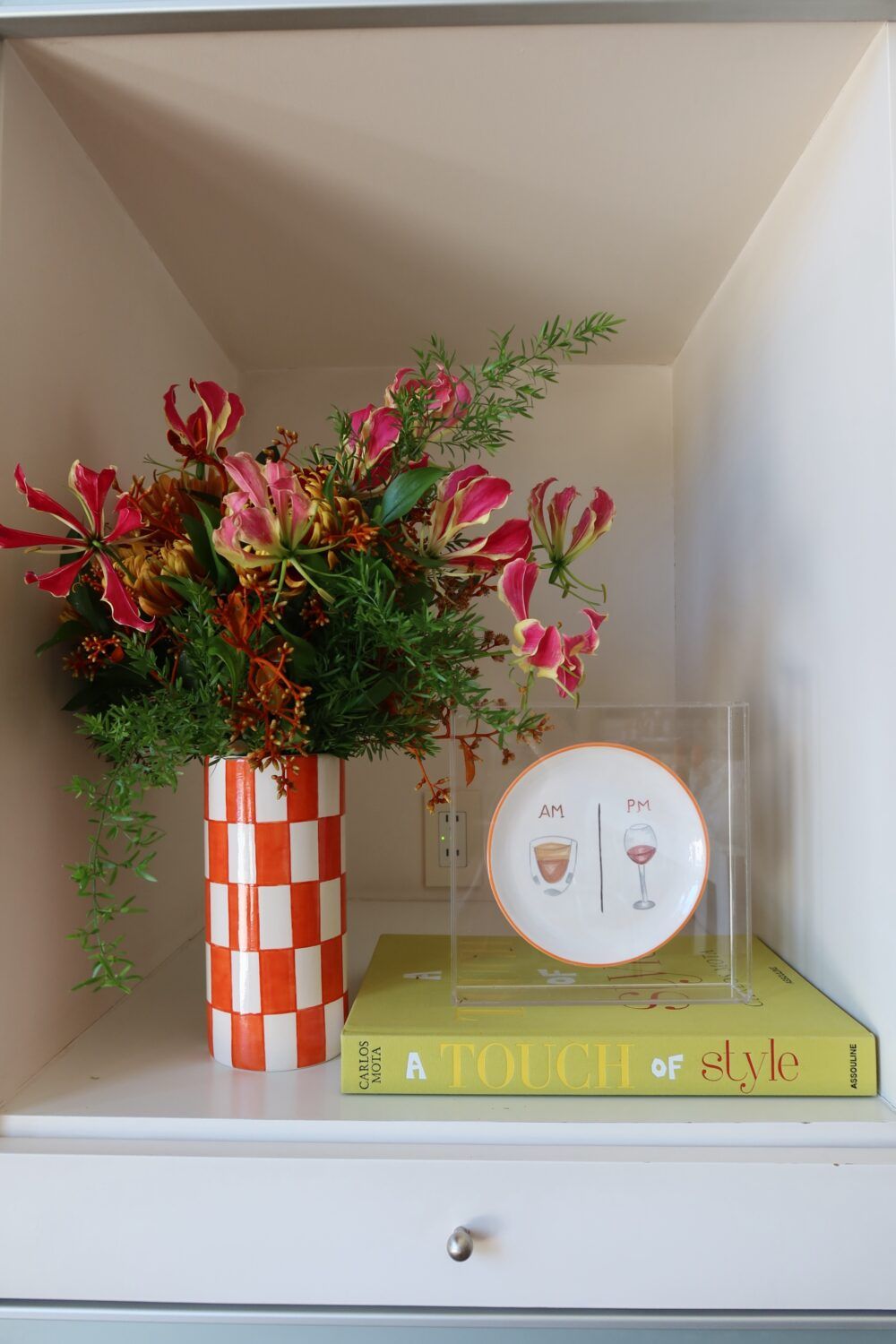 Vaso Checkaholic Laranja 2