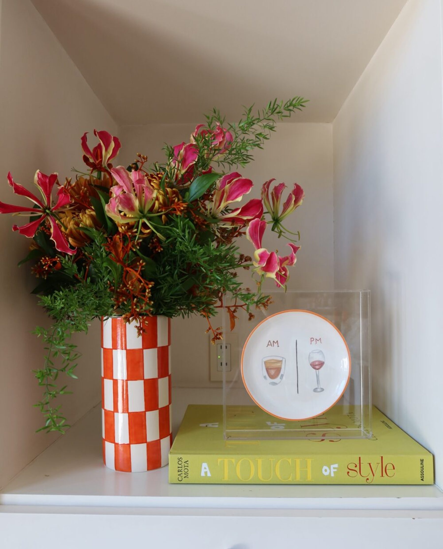 Vaso Checkaholic Laranja 2