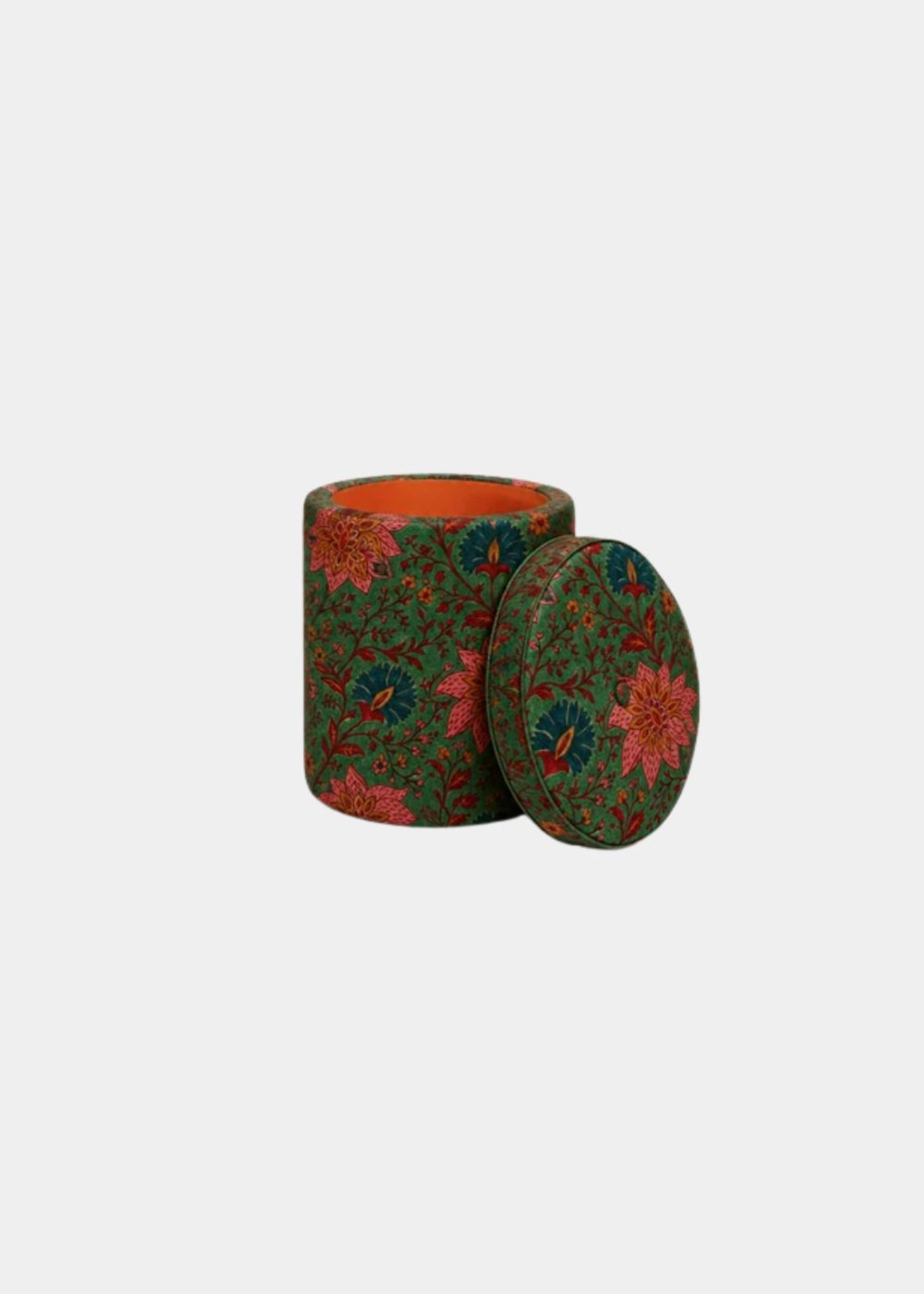 Pouf Estampa Flor Do Fogo 2