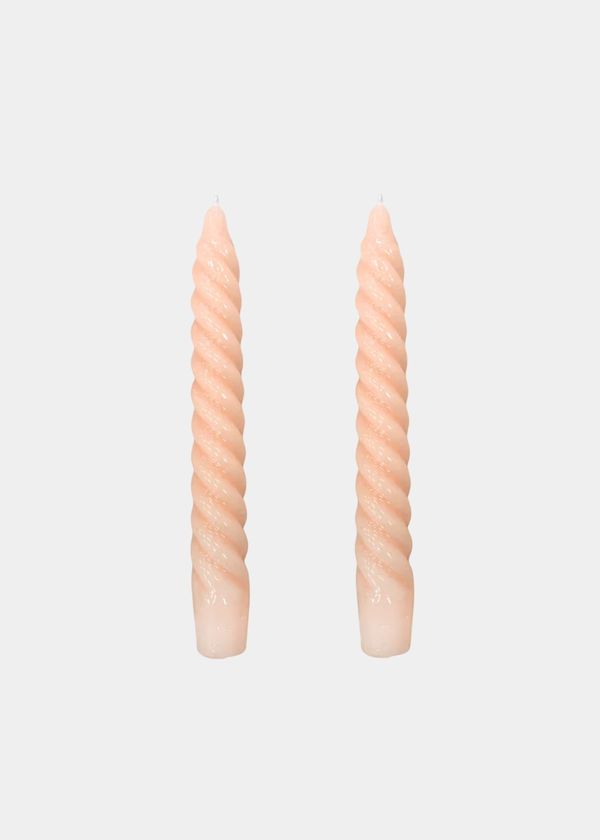 Vela Castiçal Twist Bold Rosa