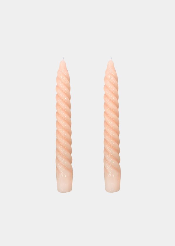 Vela Castiçal Twist Bold Rosa