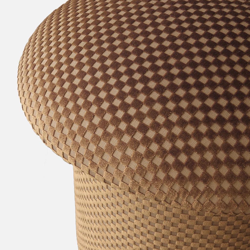 Puff Mush Xadrez Gold — Mush · Conceito ê