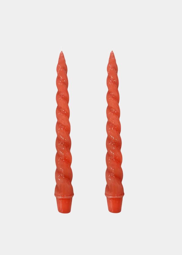 Dupla Vela Castiçal Nuvem Terracota