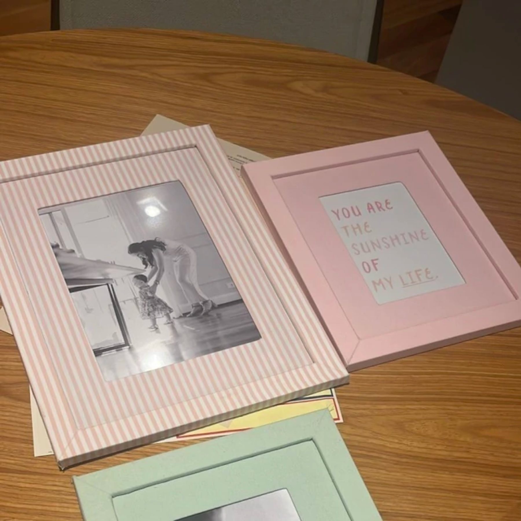 Quadro De Tecido Rosa 2