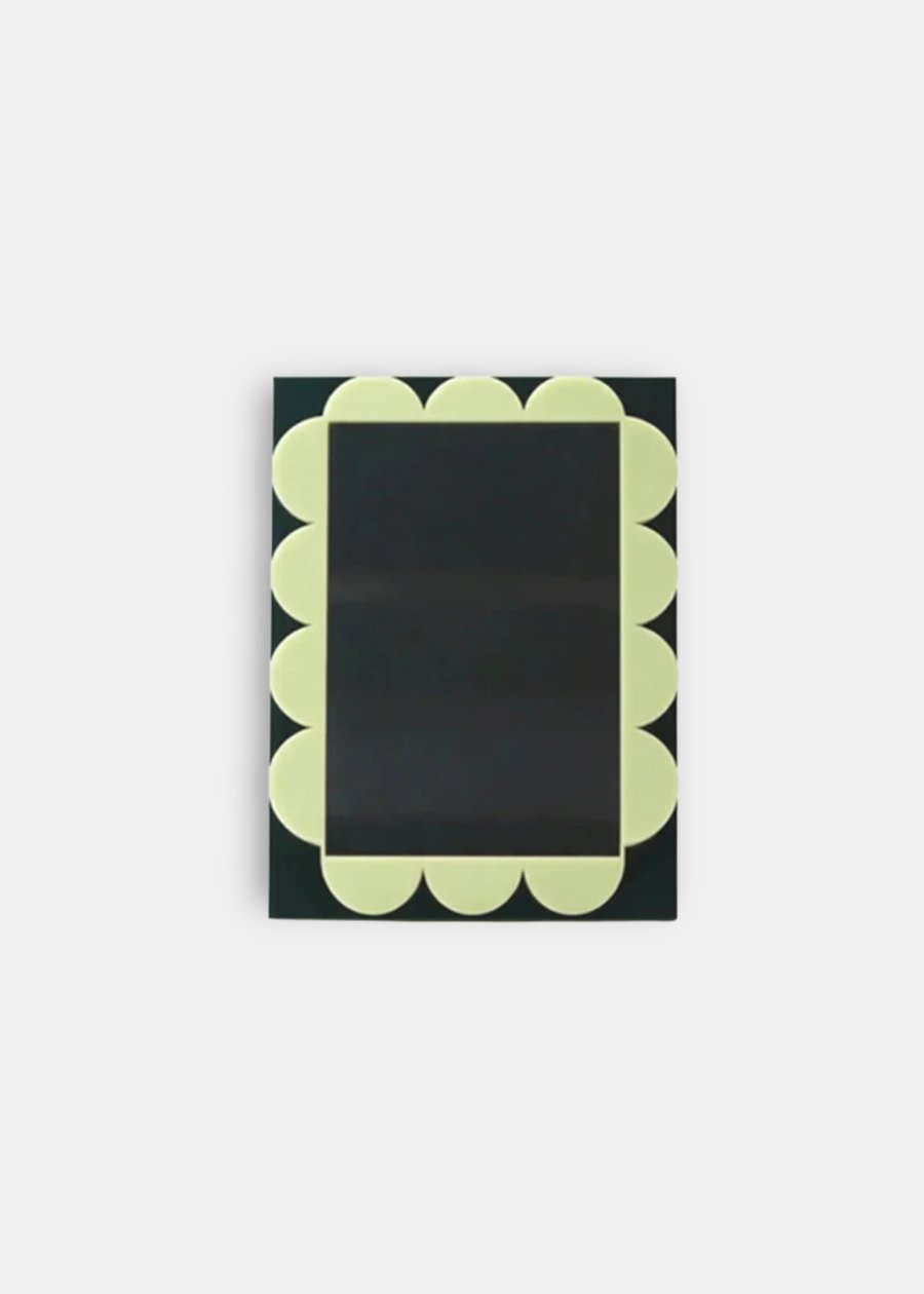 Porta Retrato Ondas Verde Escuro