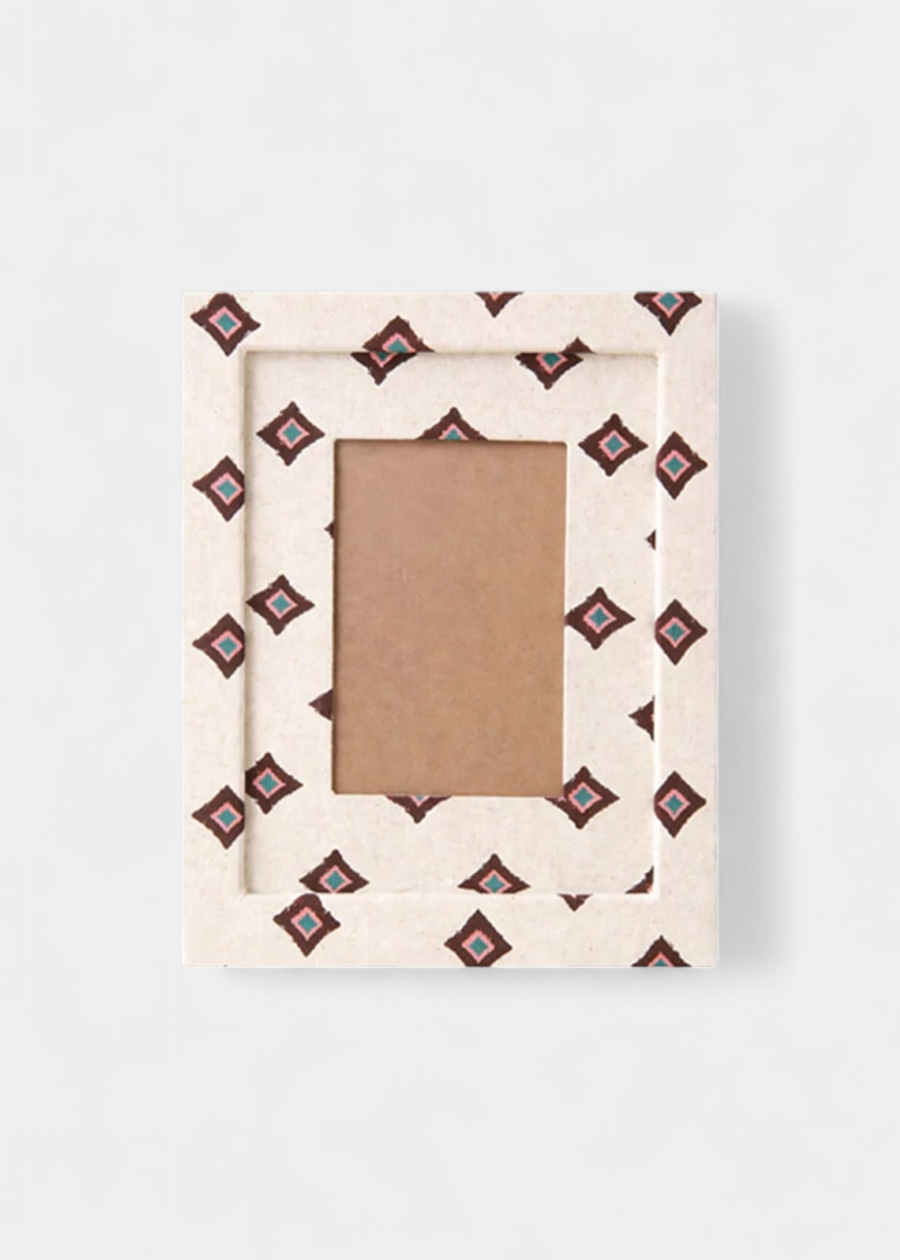 Quadro De Tecido Arabesque Branco