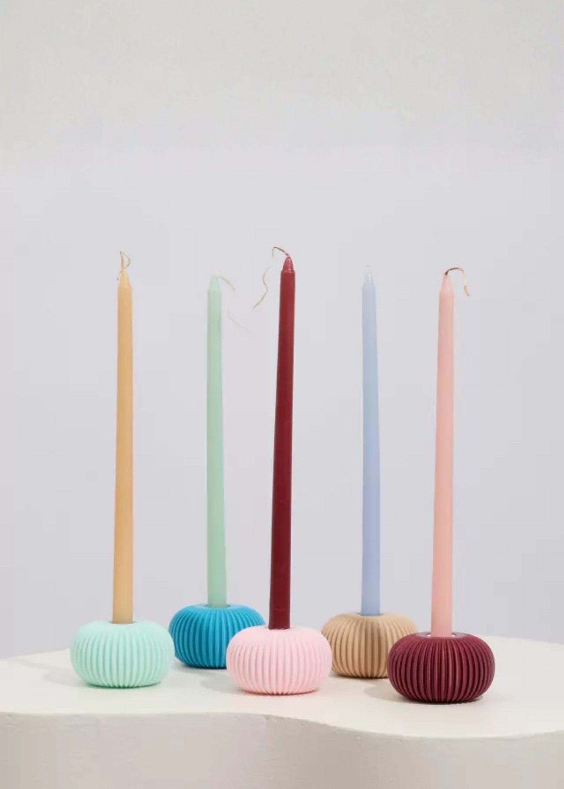 Castiçal Unitário Color Café 3