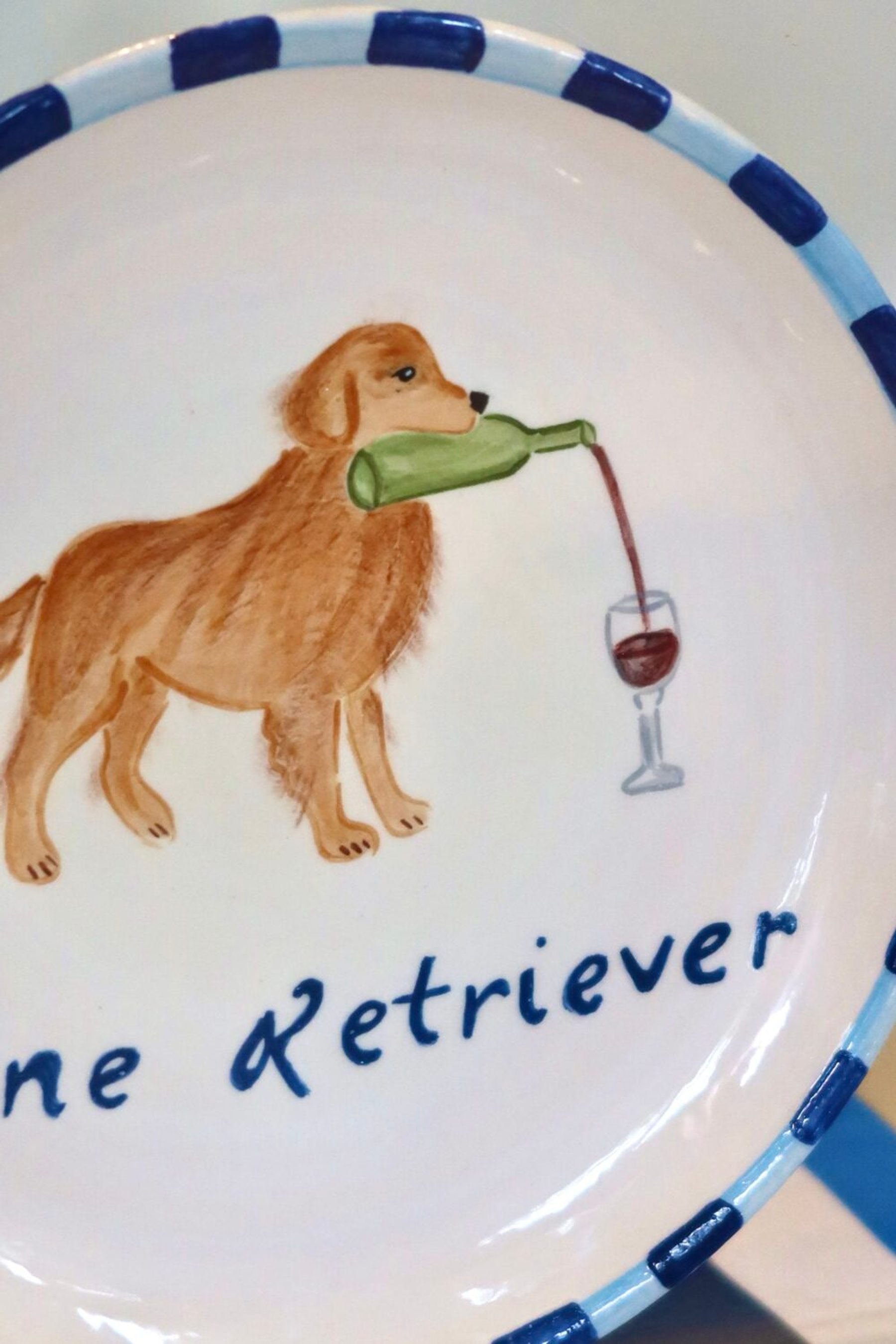 Quadro Acrylic Piece Wine Retriever 3