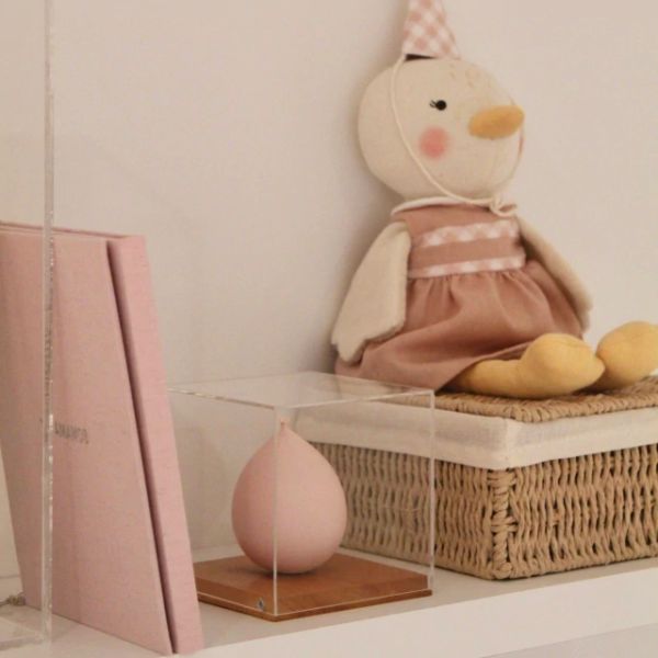 Escultura Balão Mini Rosa Claro Na Caixa