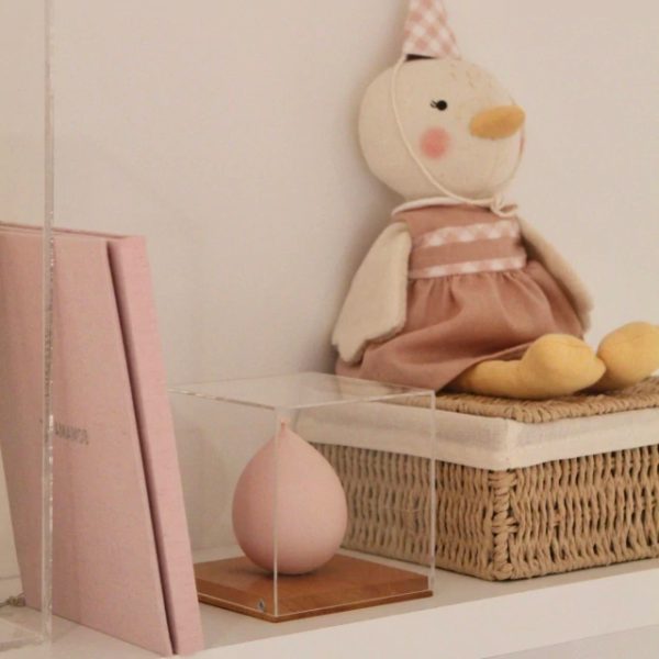 Escultura Balão Mini Rosa Claro Na Caixa
