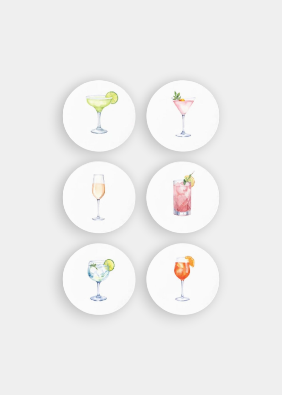 Set Porta Copos Cocktails