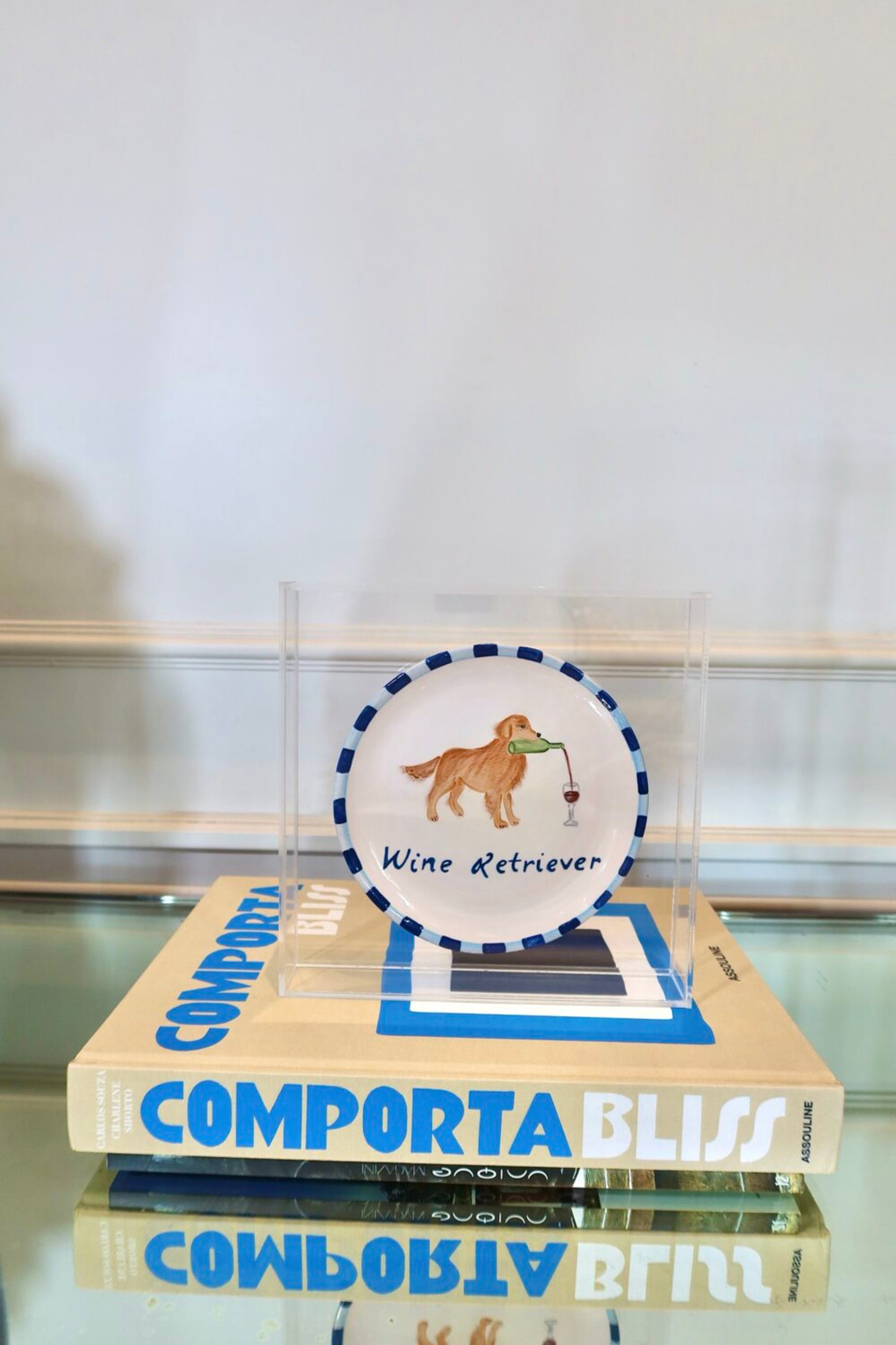 Quadro Acrylic Piece Wine Retriever 2