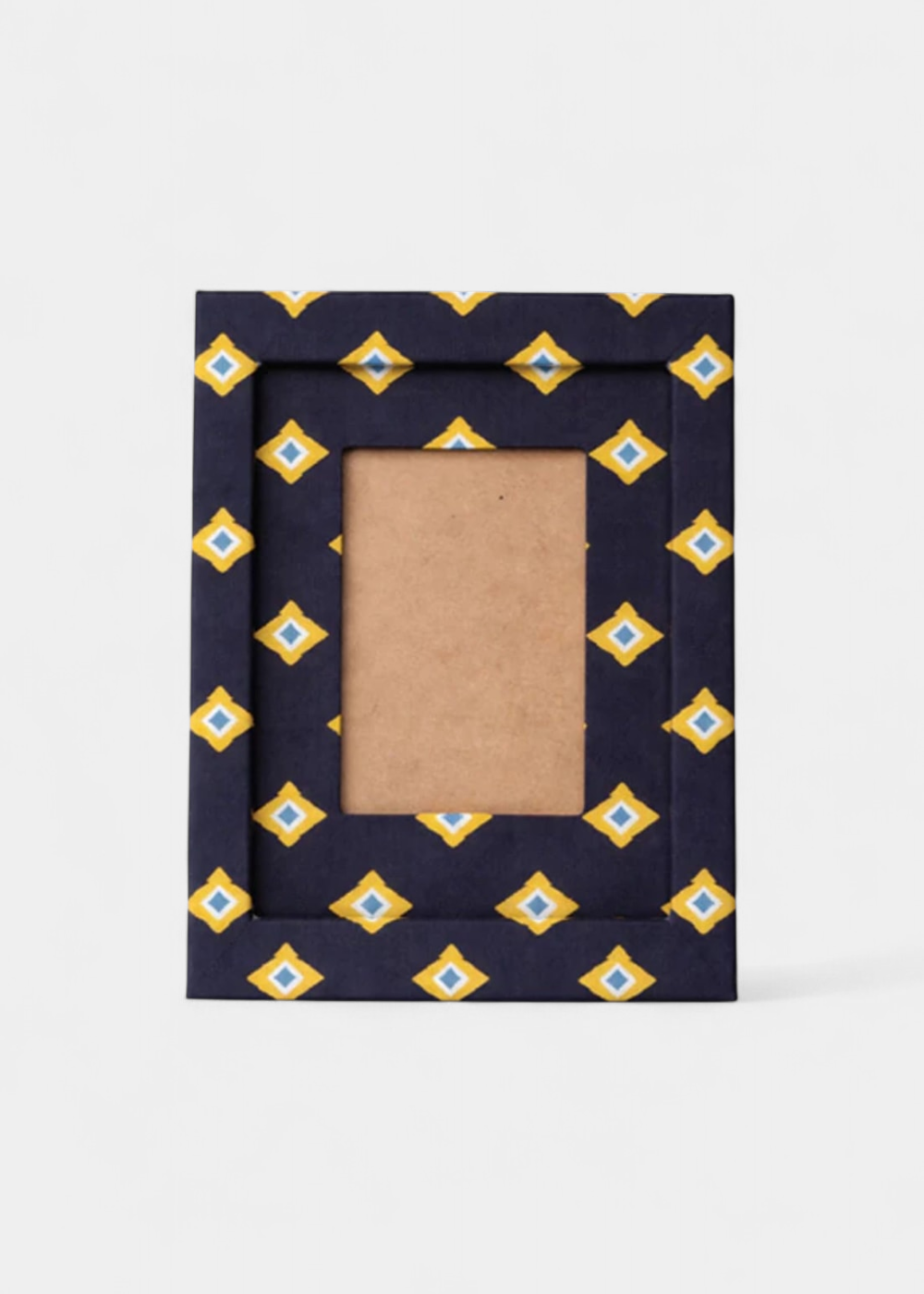 Quadro De Tecido Arabesque Marinho