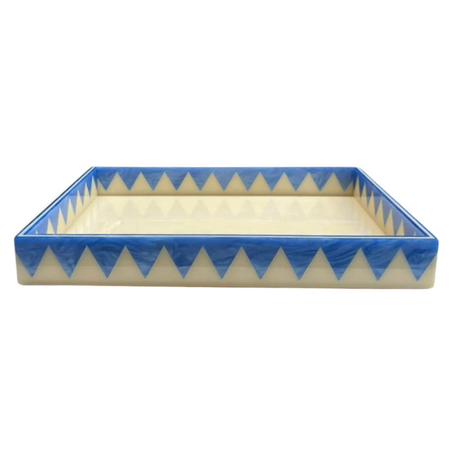 Bandeja Solaris Marfim E Azul 3