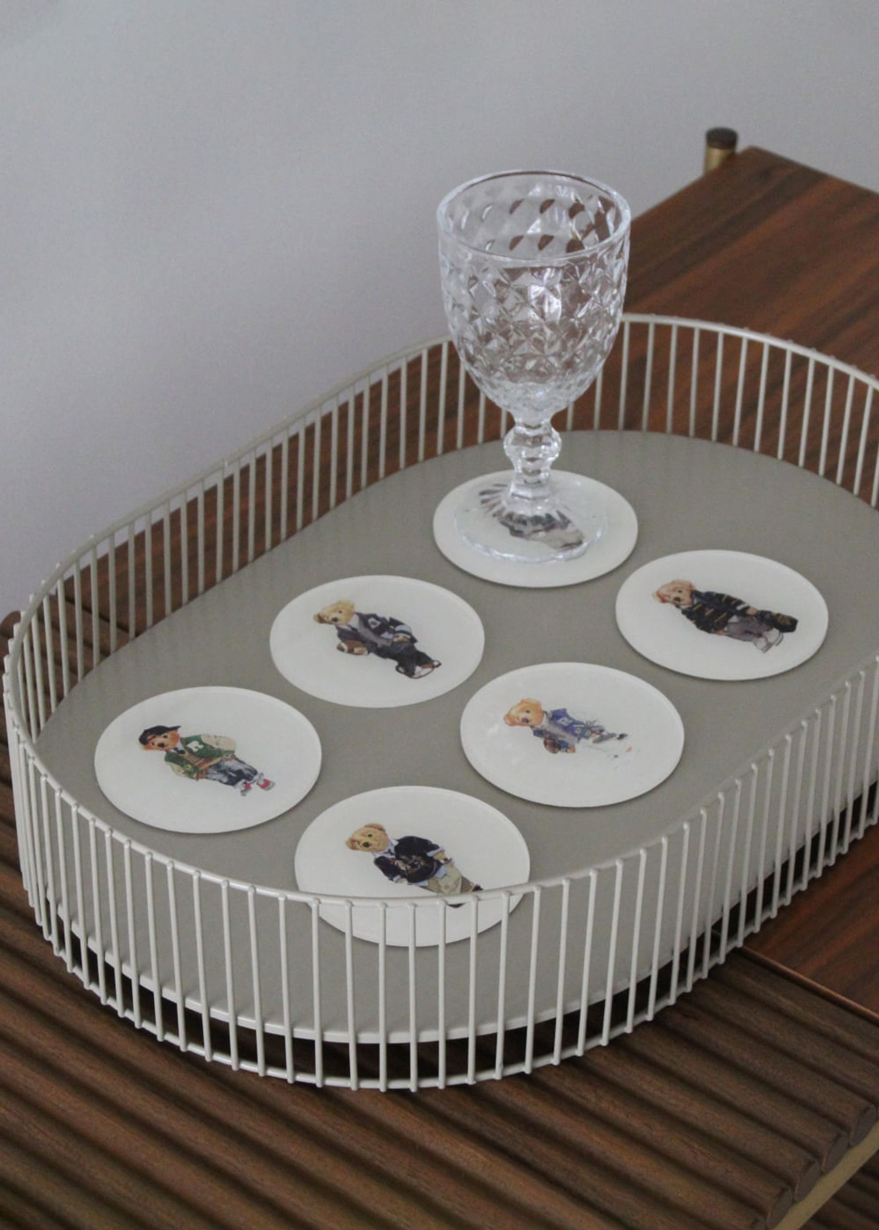 Set Porta Copos Teddy 2