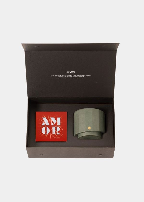 Kit Amor + Vela Verde Casa Olin