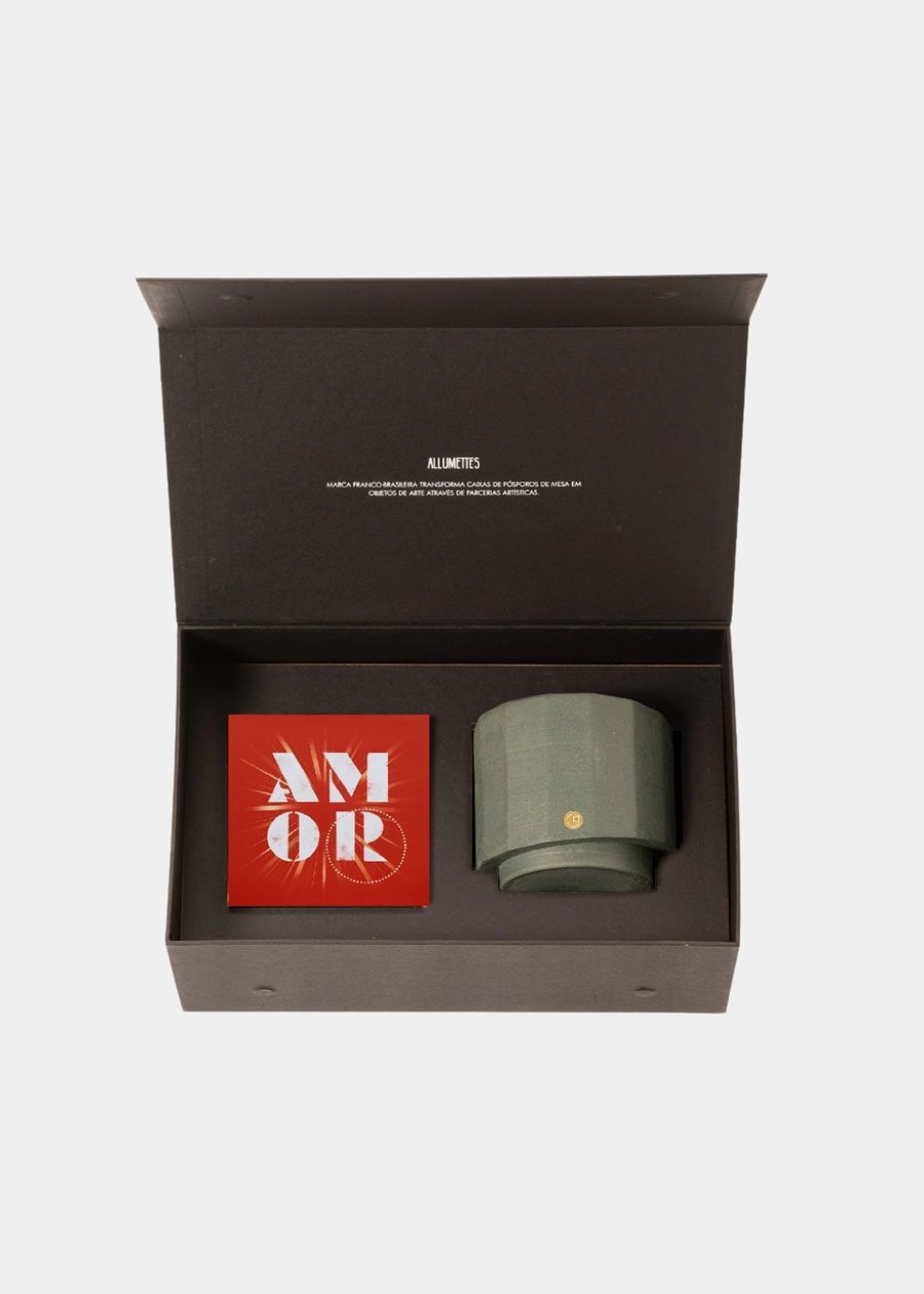 Kit Amor + Vela Verde Casa Olin
