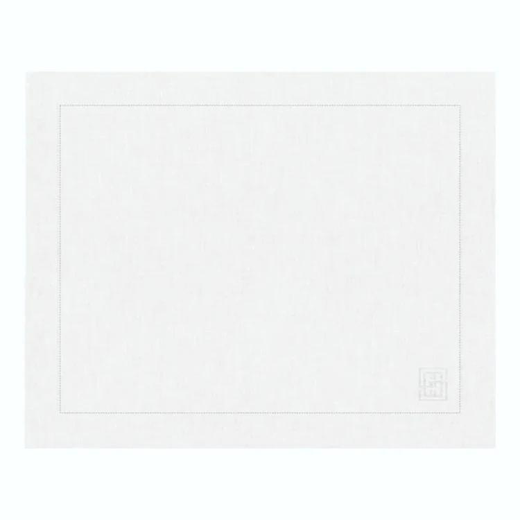 Jogo Americano Linho Puro Branco