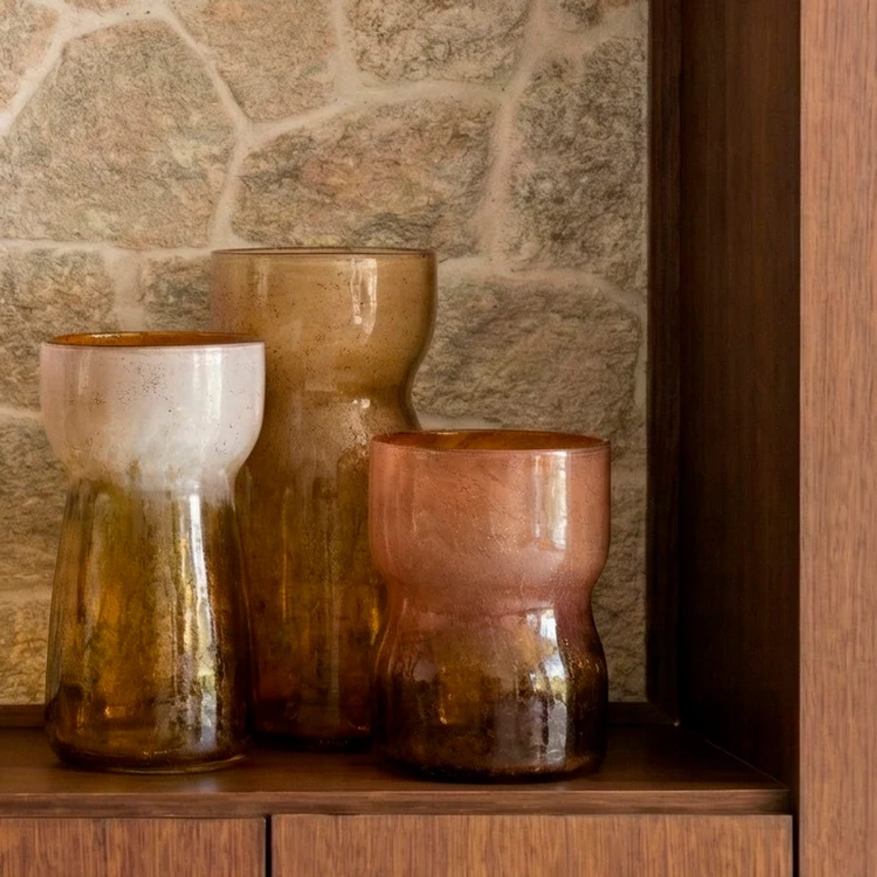 Vaso De Vidro Duna G 2