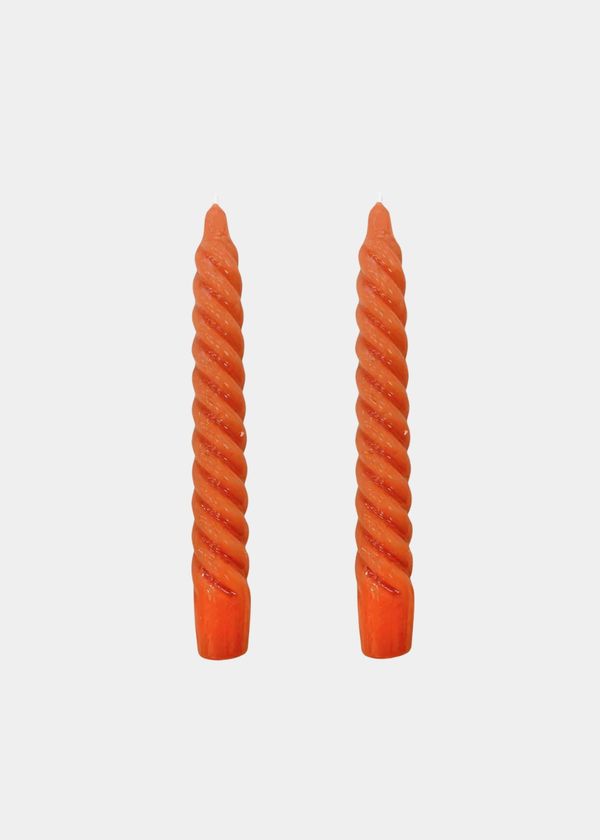 Vela Castiçal Twist Bold Terracota