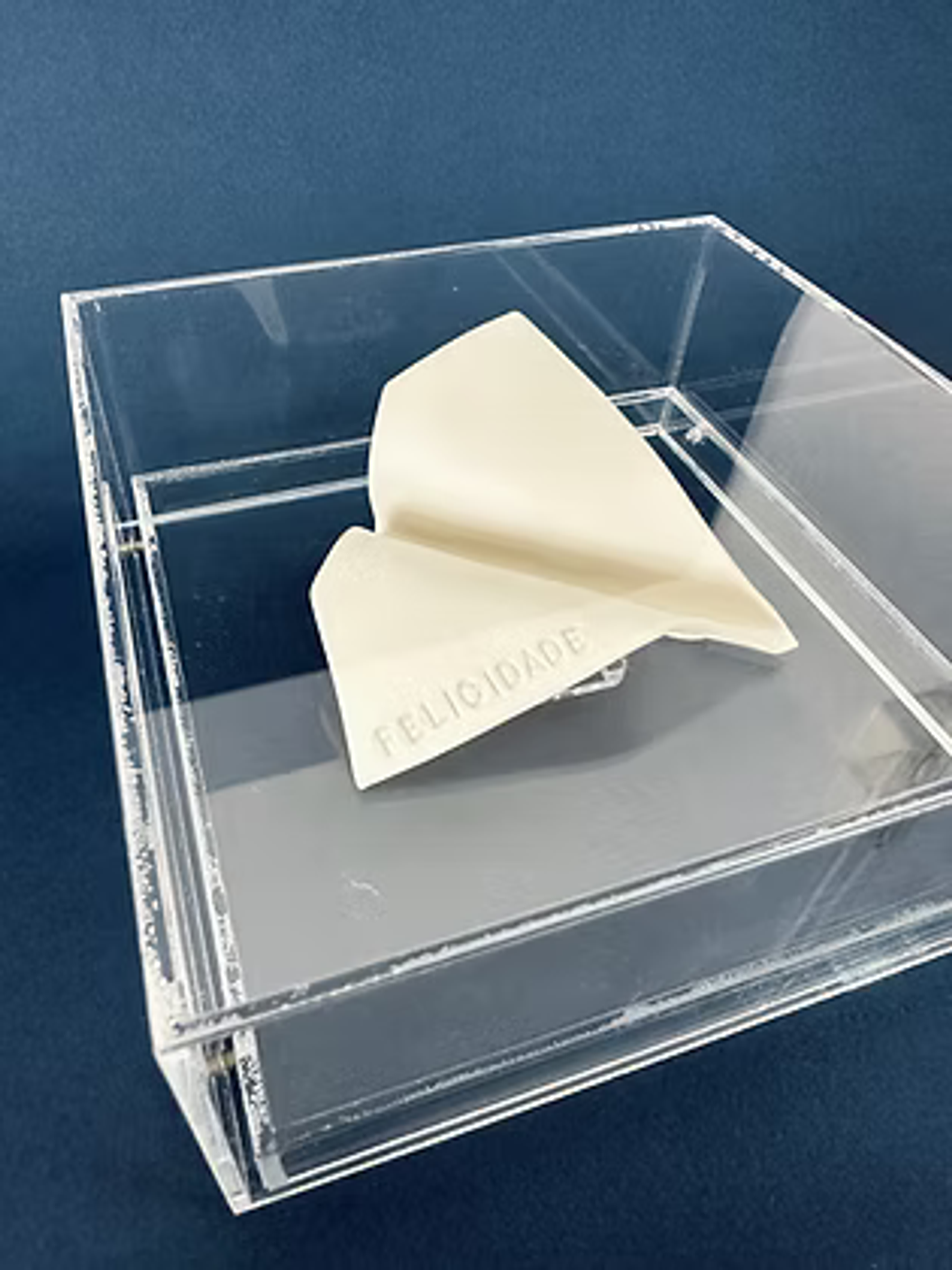 Mini Avião Com Caixa de Acrílico 4