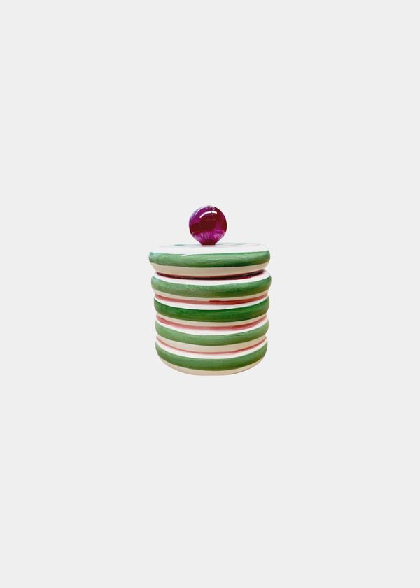 Pote Cerãmica Agata Verde P