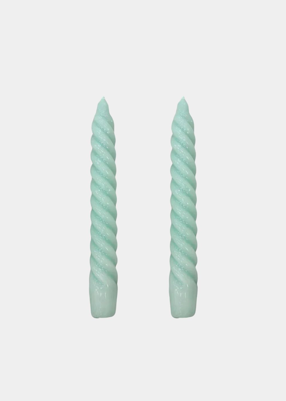Vela Castiçal Twist Bold Verde Àgua