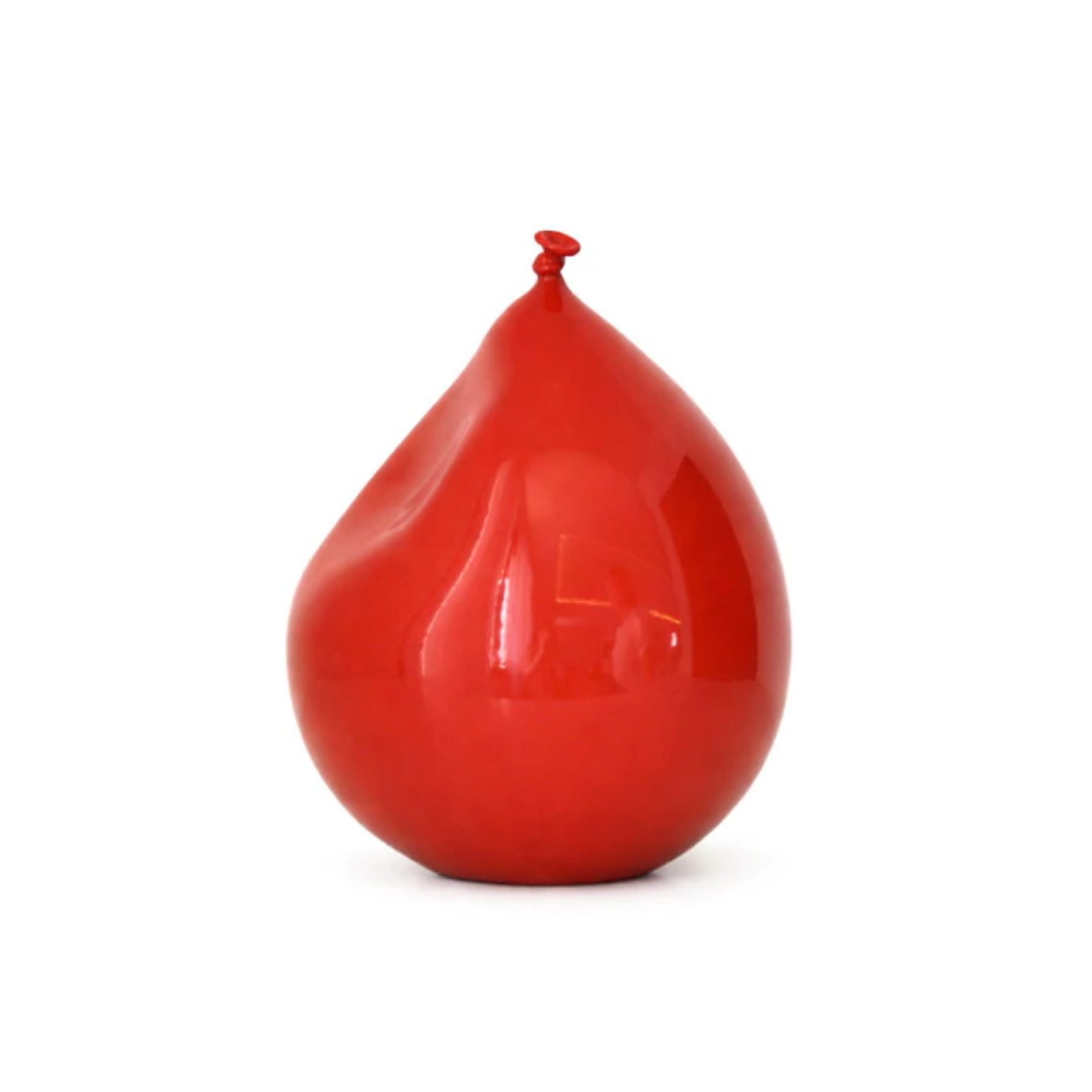 Escultura Balão Laranja Amassado 2