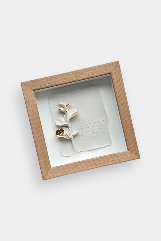 Quadro Flora - Moldura De Madeira