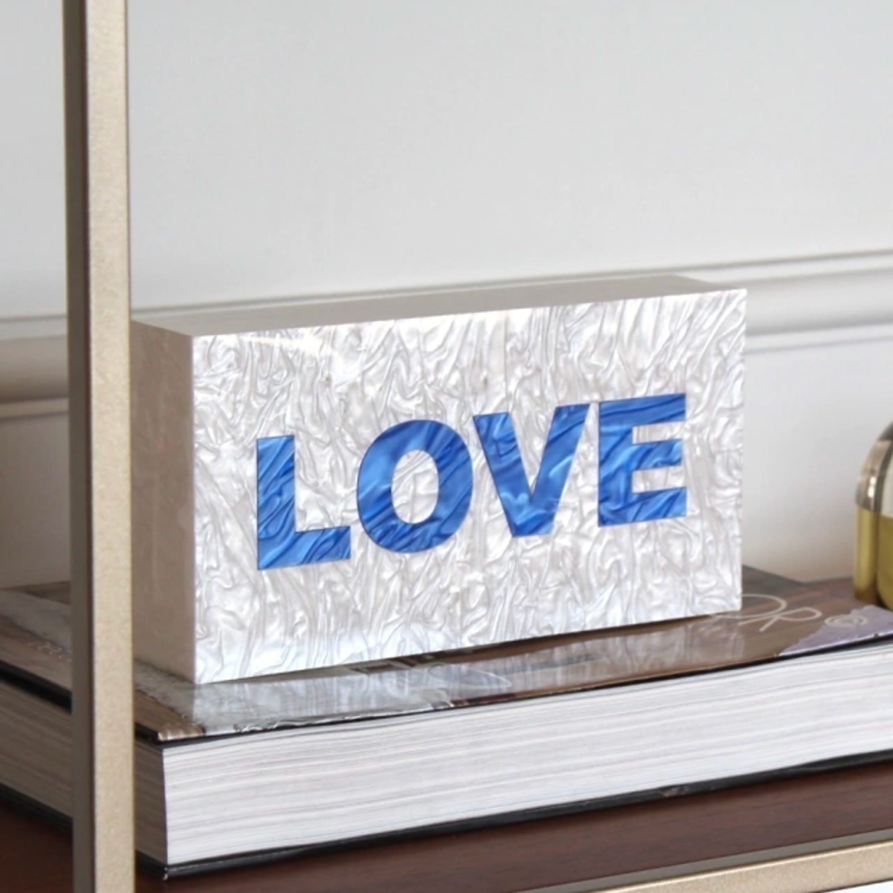 Quadro Love Marmorizado 2