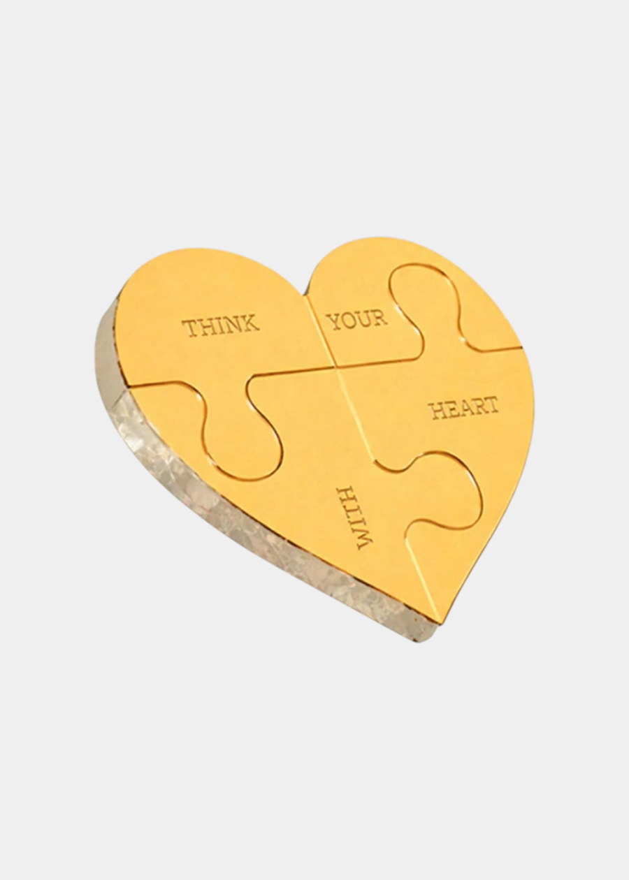Puzzle Coração Gold