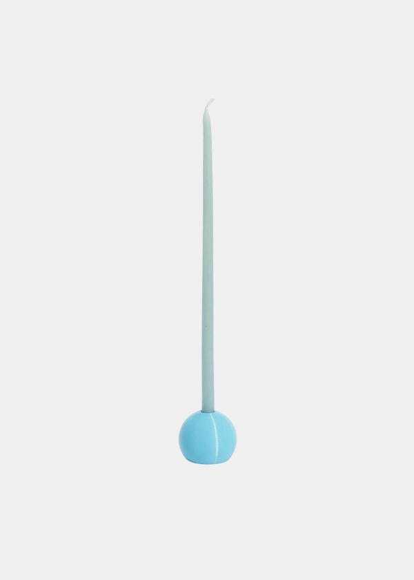 Vela Castiçal Slim Azul