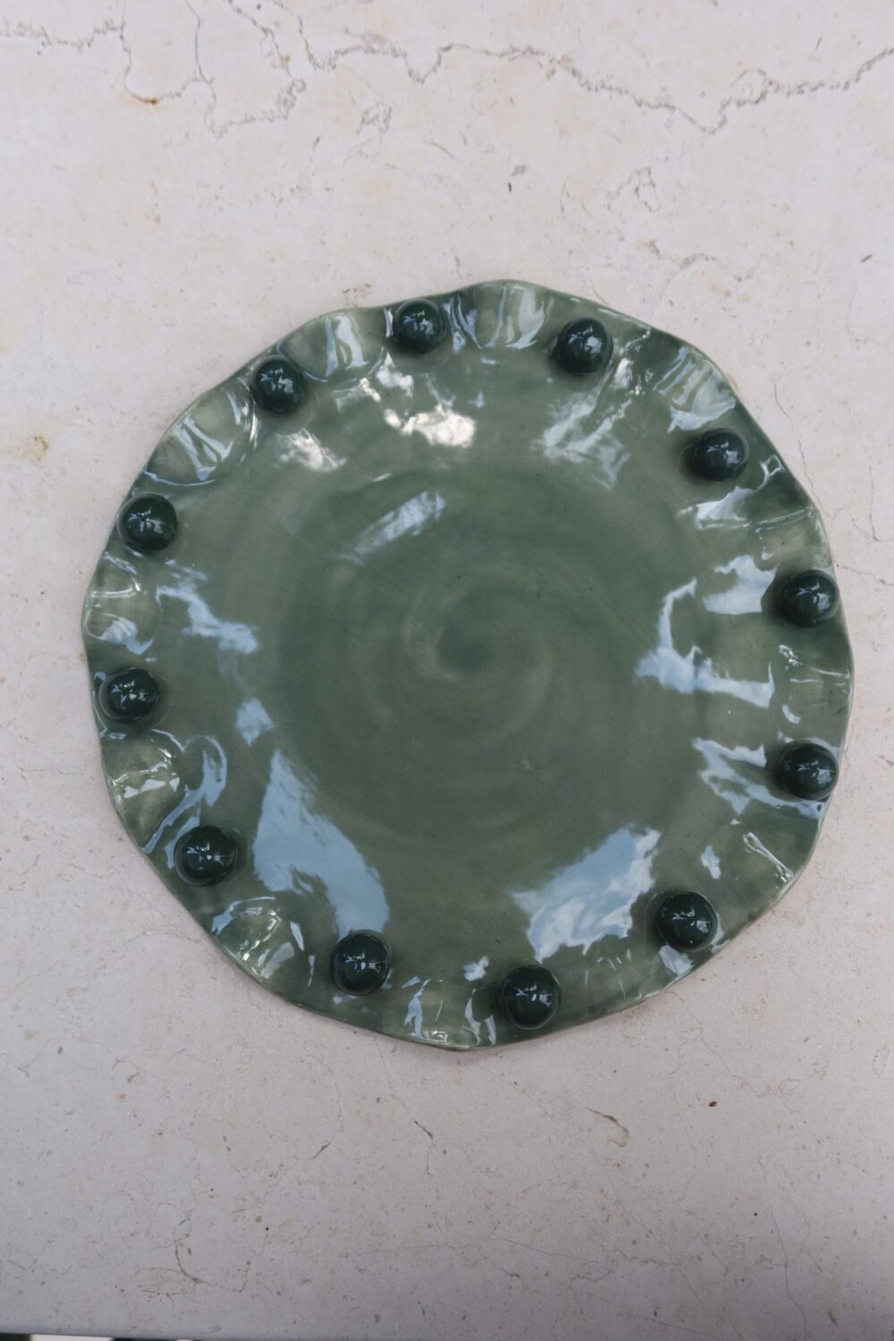 Travessa Ruffled Verde Basil 3