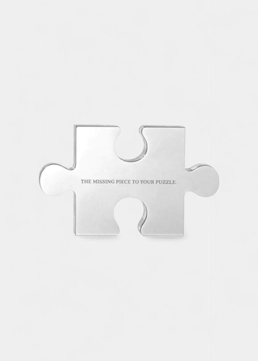 Puzzle Missing Piece Prateado