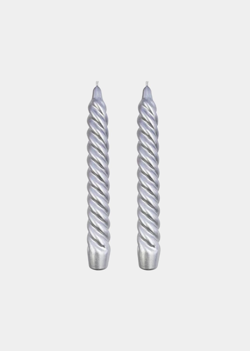 Vela Castiçal Twist Bold Prata