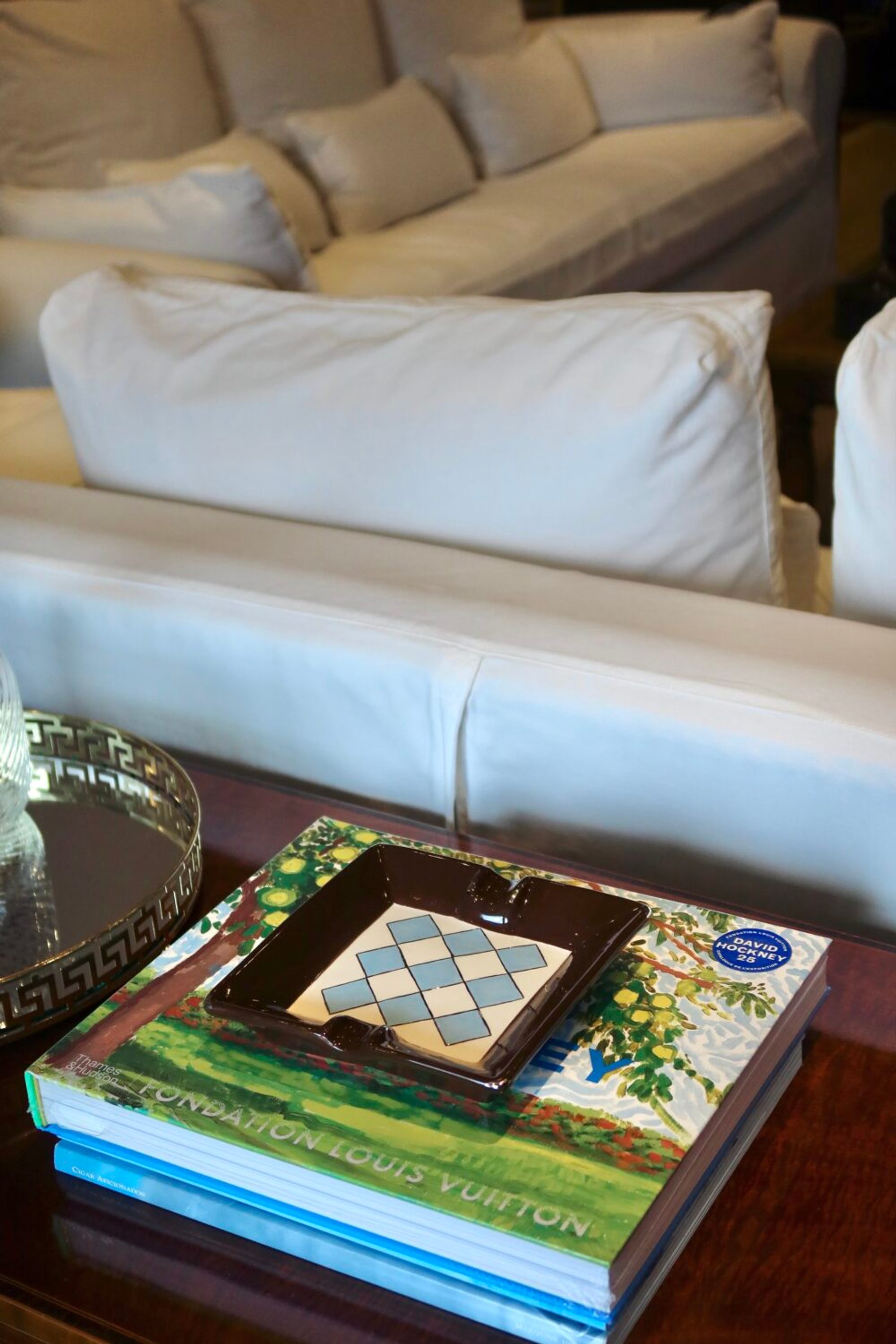 Cinzeiro Checkered Café & Baby Blue 2