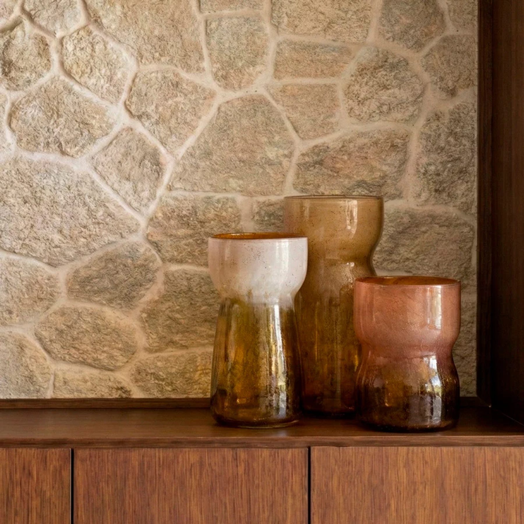 Vaso De Vidro Duna M 2