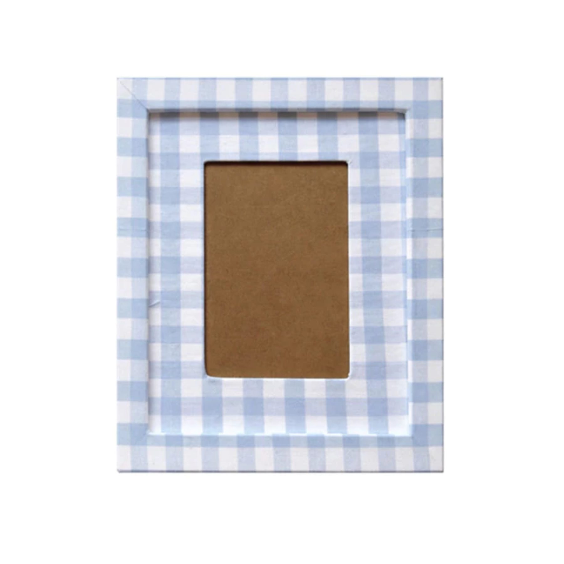 Quadro De Tecido Xadrez Azul 2