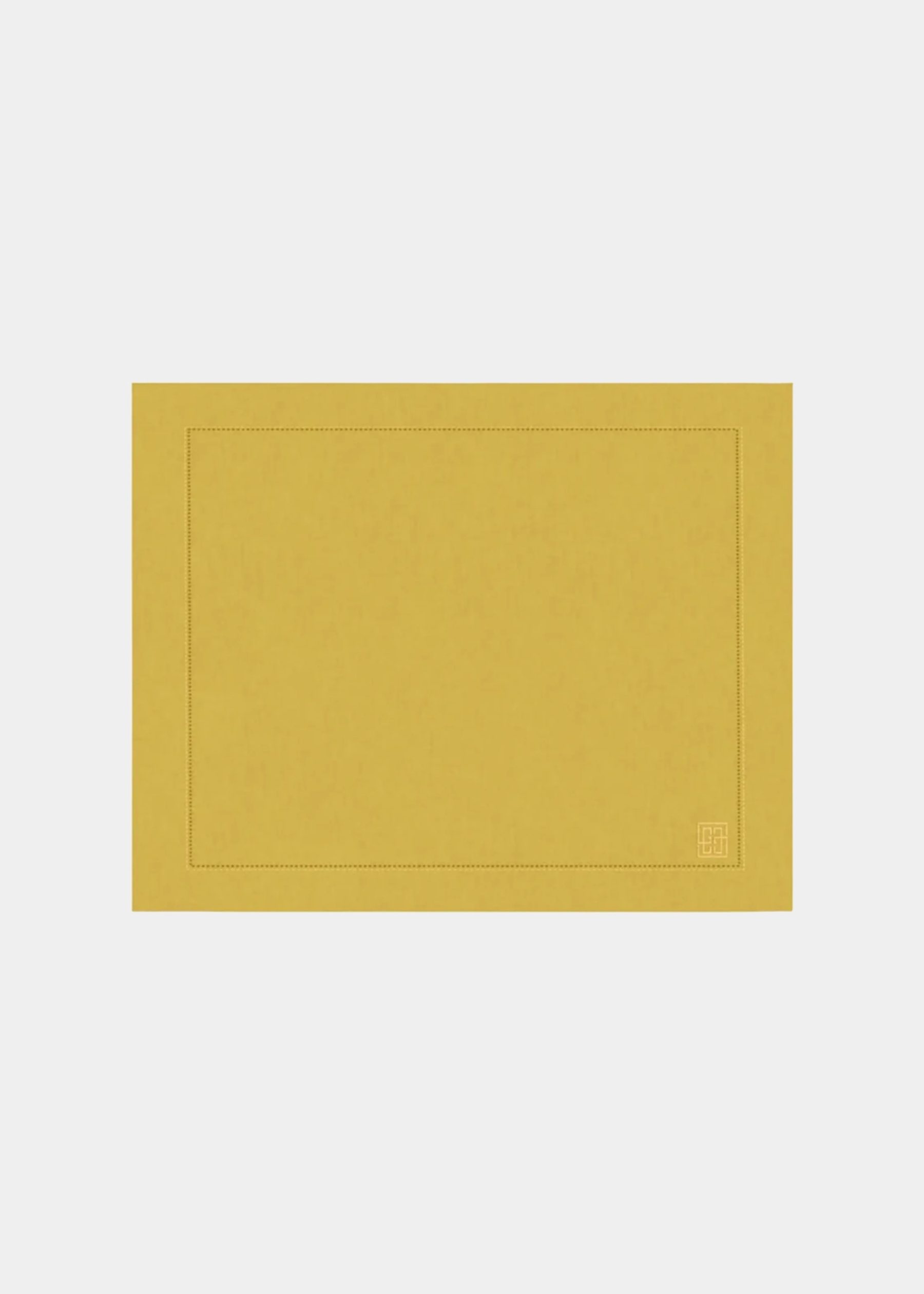 Jogo Americano Linho Puro Amarelo 1